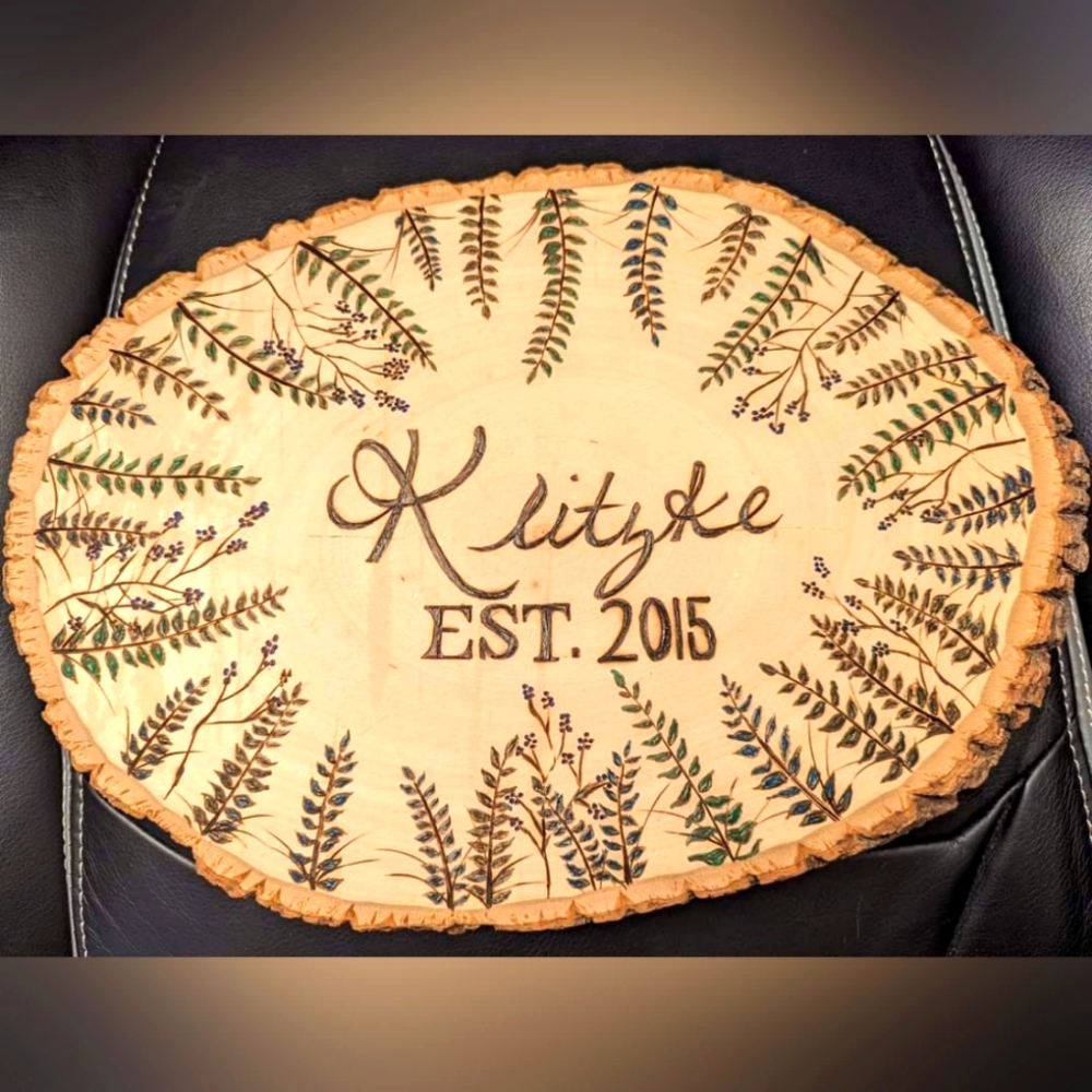 Custom woodburnings